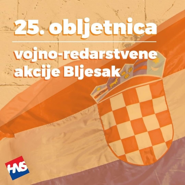 25. obljetnica vojno-redarstvene akcije Bljesak