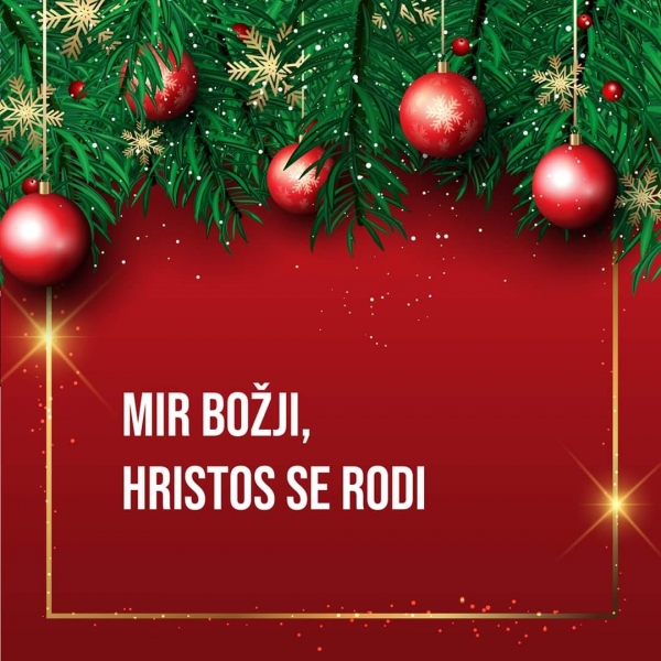 Mir Božji, Hristos se rodi!