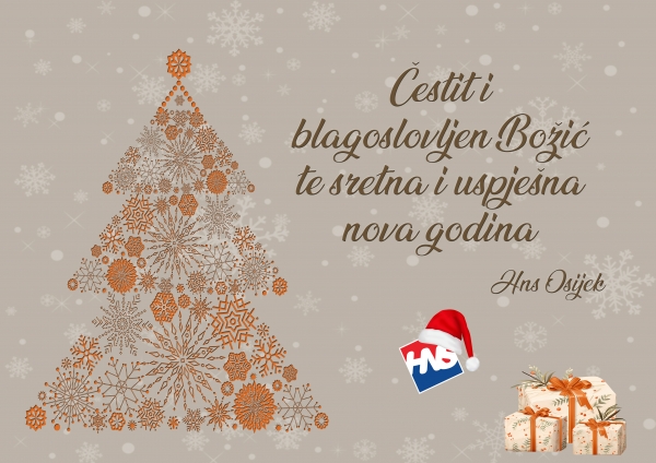 Čestit i blagoslovljen Božić te sretna nova 2024. godina!