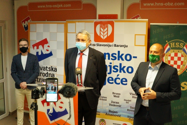 Priključenje Hrvatske seljačke stranke OBŽ platformi Pokret za Slavoniju