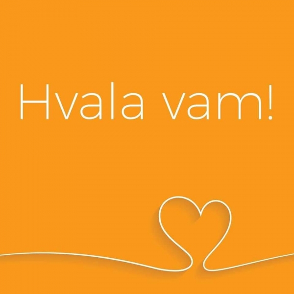 Zahvala sugrađankama i sugrađanima!